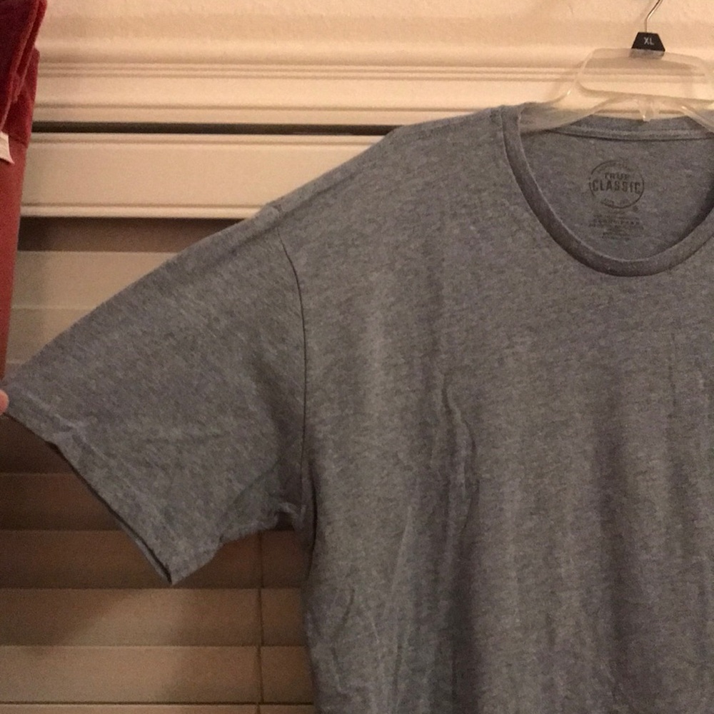Mens Light Blue True Classic T-Shirt - Picture 2 of 4